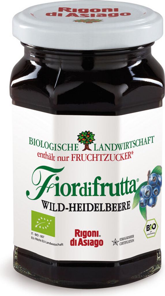 Rigoni di Asiago Fruchtaufstrich Wild-Heidelbeere  250g Produktbild 