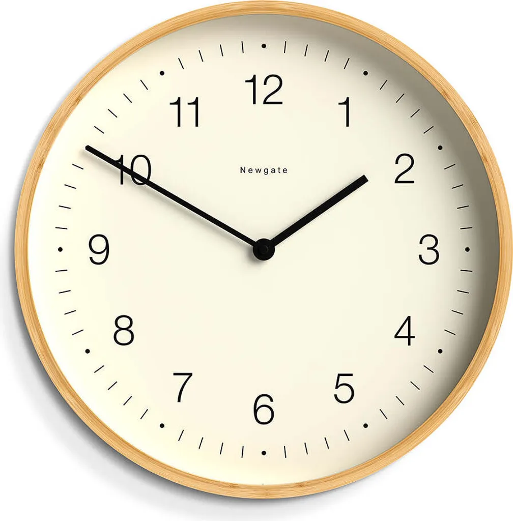 Newgate Mauritius Orologio da Parete Bambù 38cm | Stile Scandi Moderno