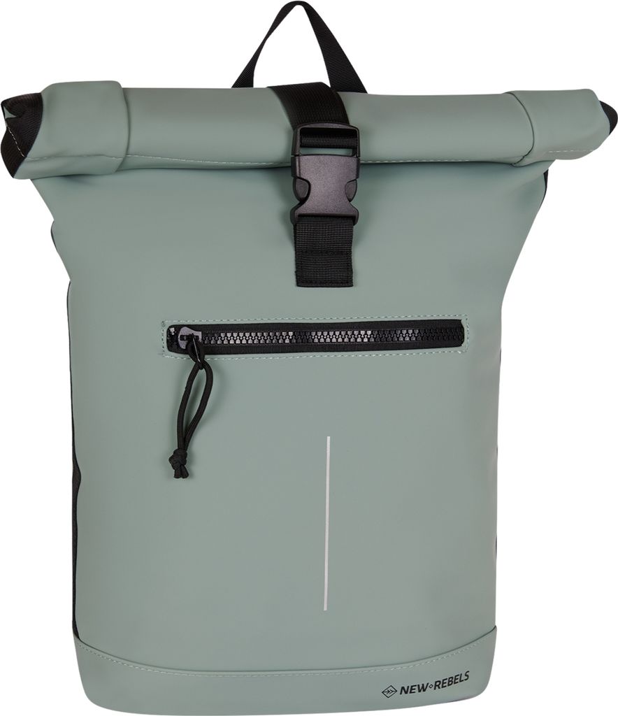 Mart New York Salie Grün 21L Rucksack Rolltop Produktbild 