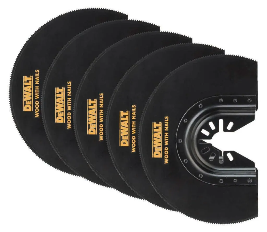 Lame Segment DEWALT 100mm Revêtement Carbure Longue Durée - 5 Unités