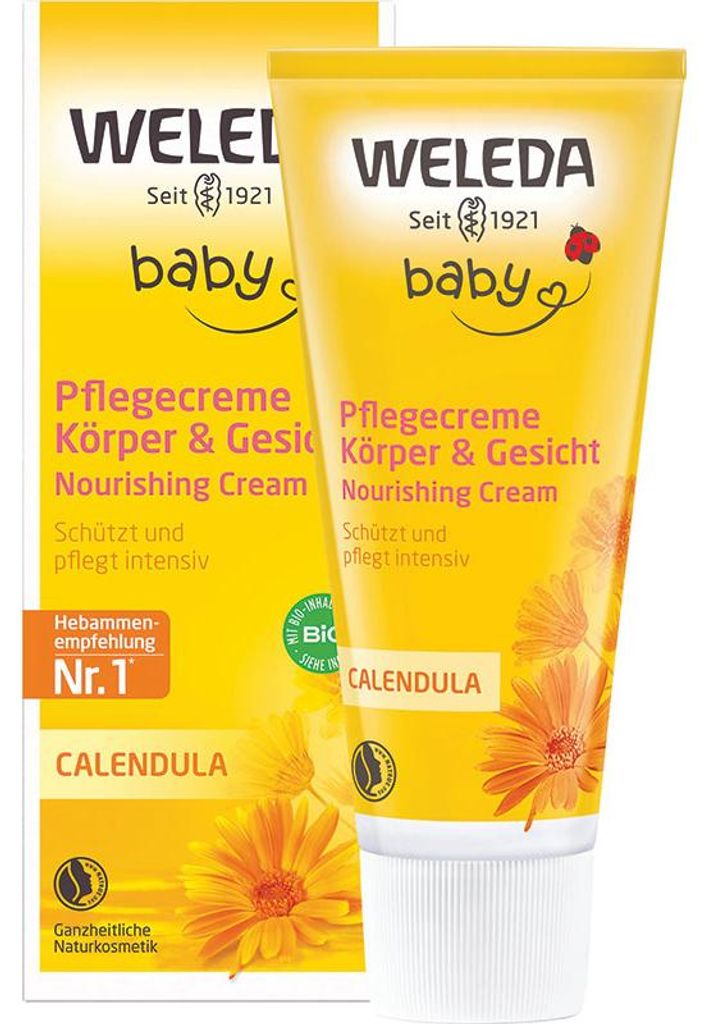Weleda Calendula Pflegecreme Körper & Gesicht 75ml, 75 ml Produktbild 