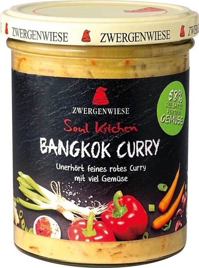 SOS ORIENTAL BANGKOK CURRY GLUTENFREI  370 g – ZWERGENWIESE Produktbild 