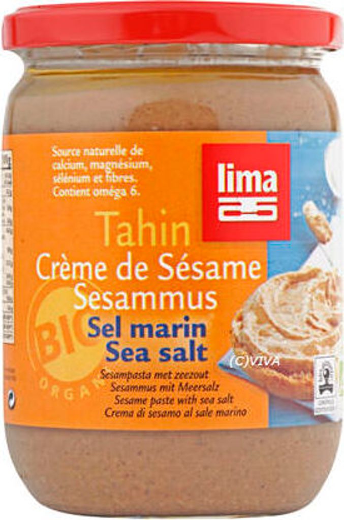 LIMA TAHIN MIT MEERSALZ, 500 g, Nüsse, SESAM* ungeschält, Produktbild 