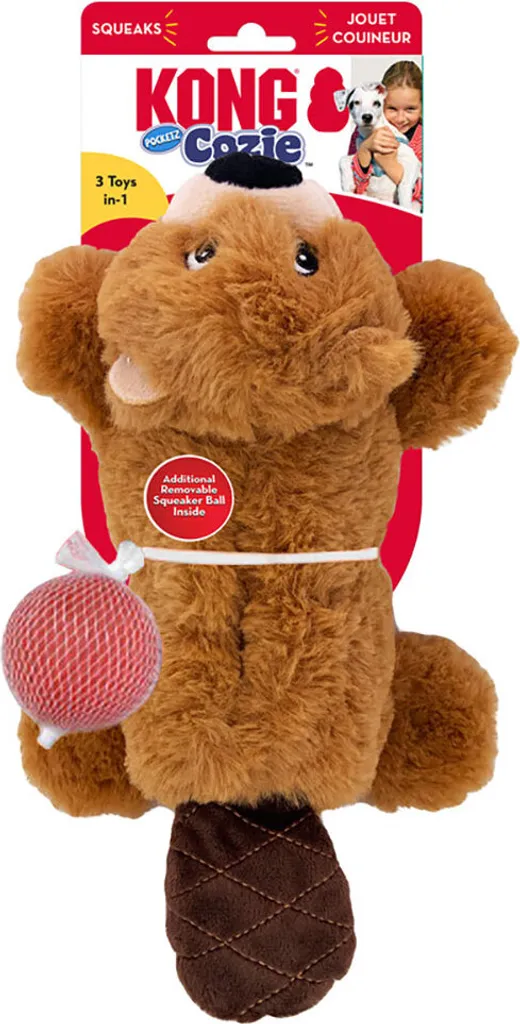 Jouet Kong chien castor Kruuse pour stopper les mordillements