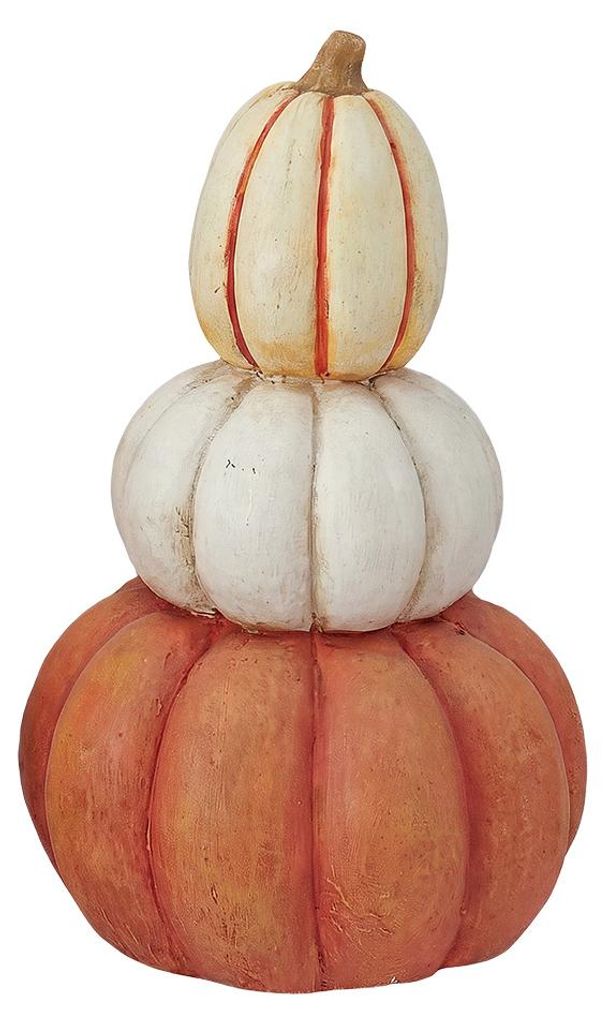 Clayre & Eef Dekoration Kürbis Orange Kunststoff Produktbild 