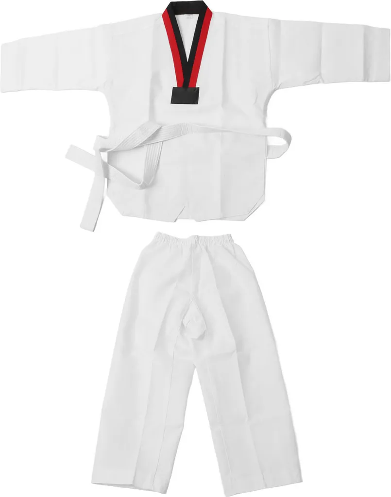 Uniforme Taekwondo Enfant Anti-Frottement - Dobok Blanc Confortable TKD
