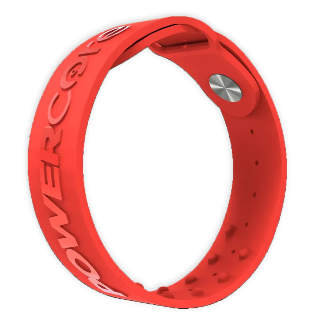Bracelet sport magnétique Powercore Rouge M/L pour équilibre et force
