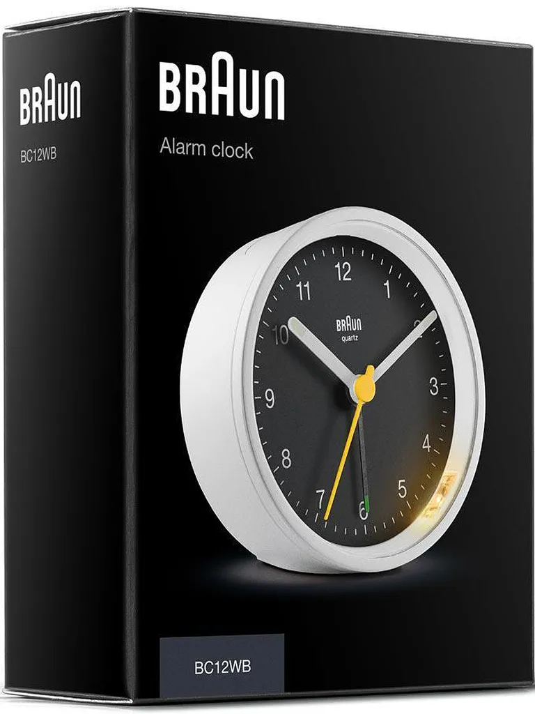 Réveil de Voyage Braun BC12WB Blanc Précis et Silencieux pour un Réveil Doux - 5