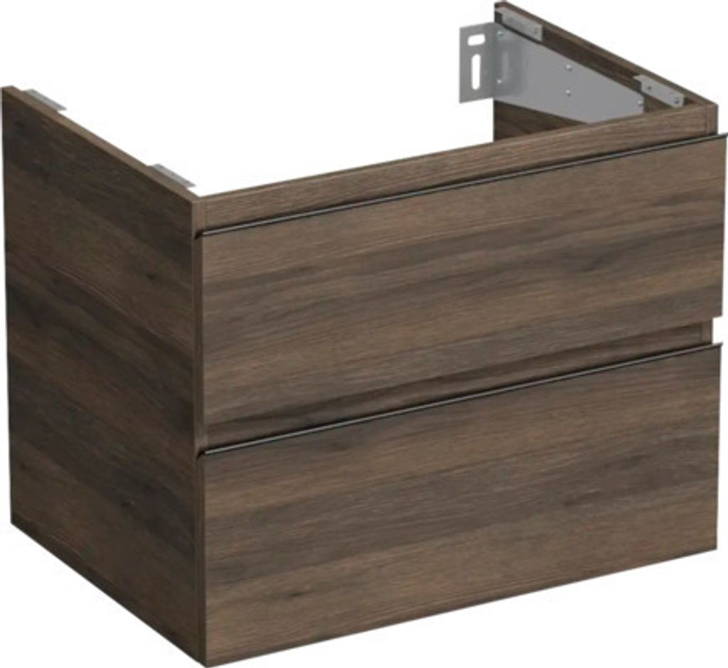 Jungborn Waschtischunterschrank TRENTA BxHxT 70 x 56 x 49,8 cm Frontfarbe eiche holzdekor TRE DESK SS 70 2Z B 25