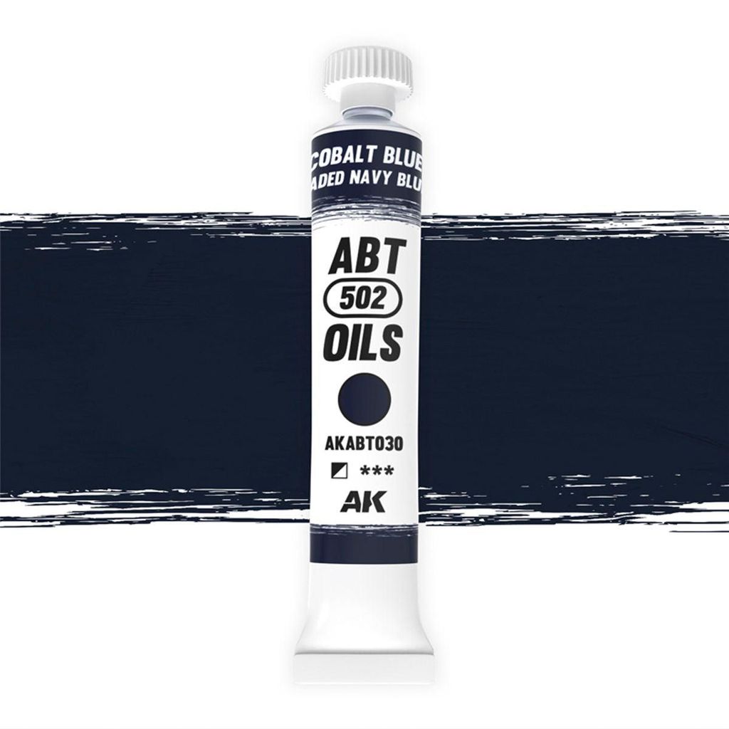 AK Interactive Oil Paints Cobalt blue / Faded navy blue