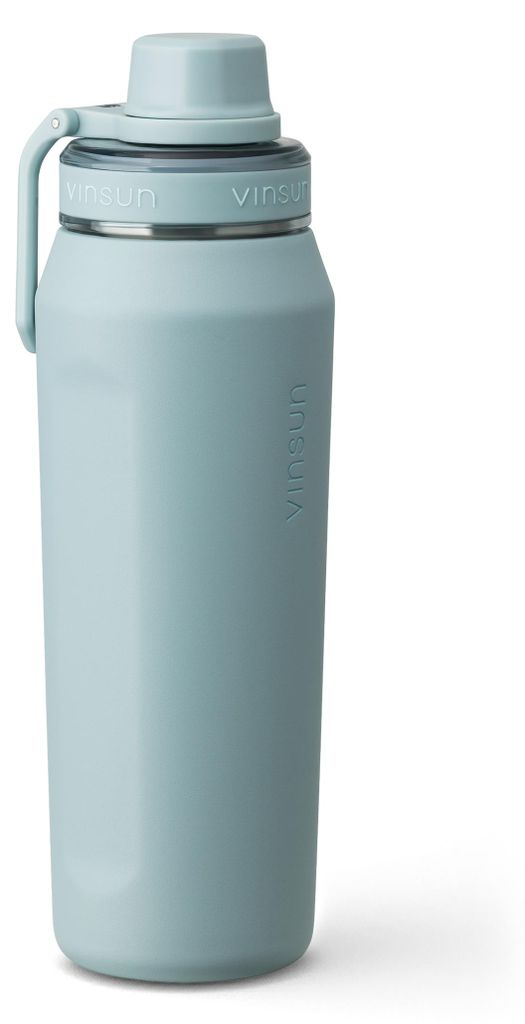 Trinkflasche Edelstahl 750ml Thermoflasche Sport Gym Flasche isoliert Vinsun