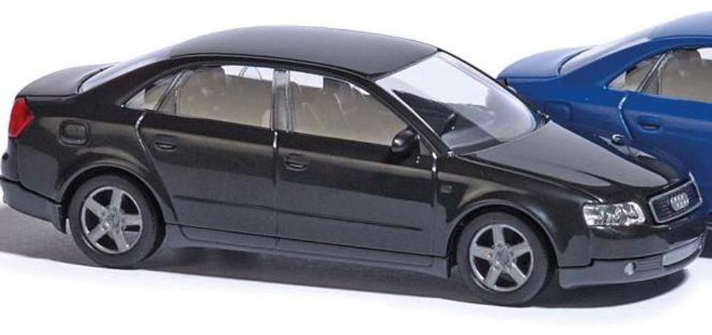 Busch 89132 - 1/87 / H0 Audi A4 Limousine - Schwarz - Neu