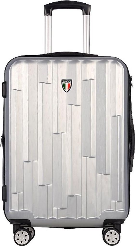 Reisekoffer TUCCI Riflettore T-0272/3-M ABS - silber