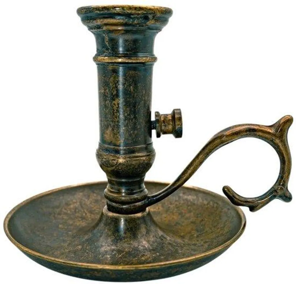 Bougeoir laiton pour décoration de table mariage et dîner aux bougies