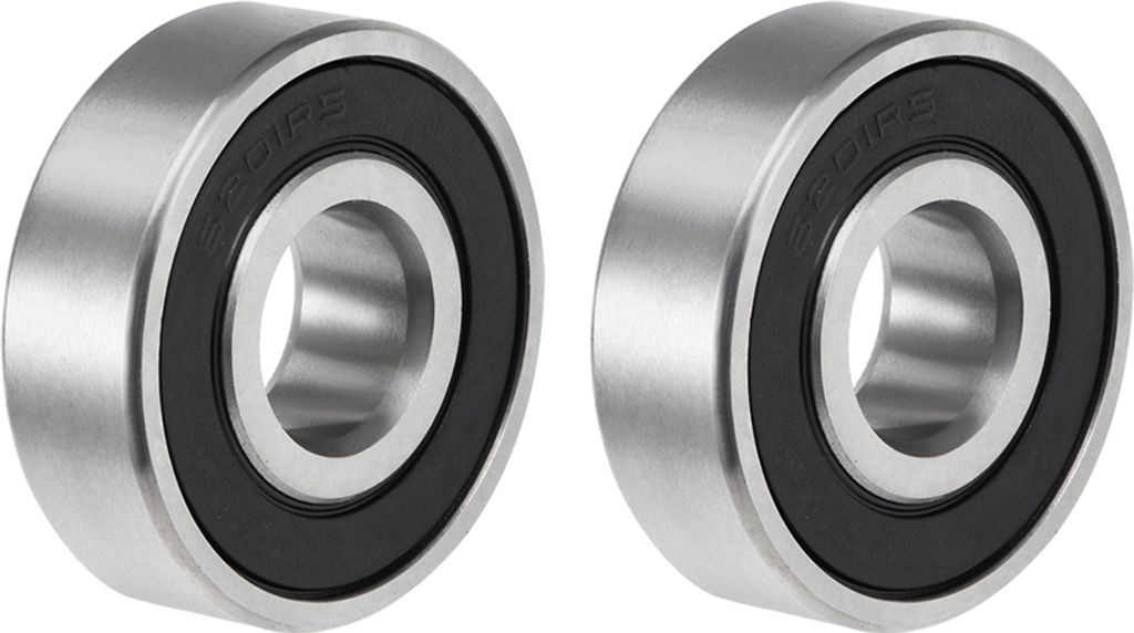 2Stk.6201-2RS Rillenkugellager 12x32x10mm Doppelschild ABEC-3 Chromstahl Kugellager