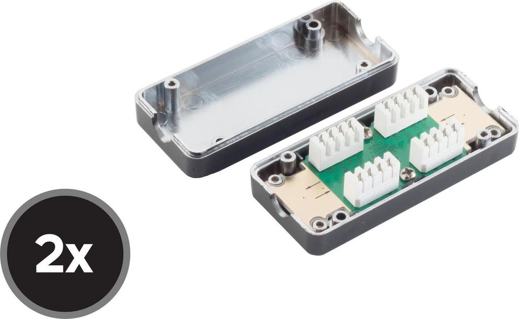 shiverpeaks BS75001-1SET2, Cat6, 10/100/1000Base-T(X), 2 Stück(e)