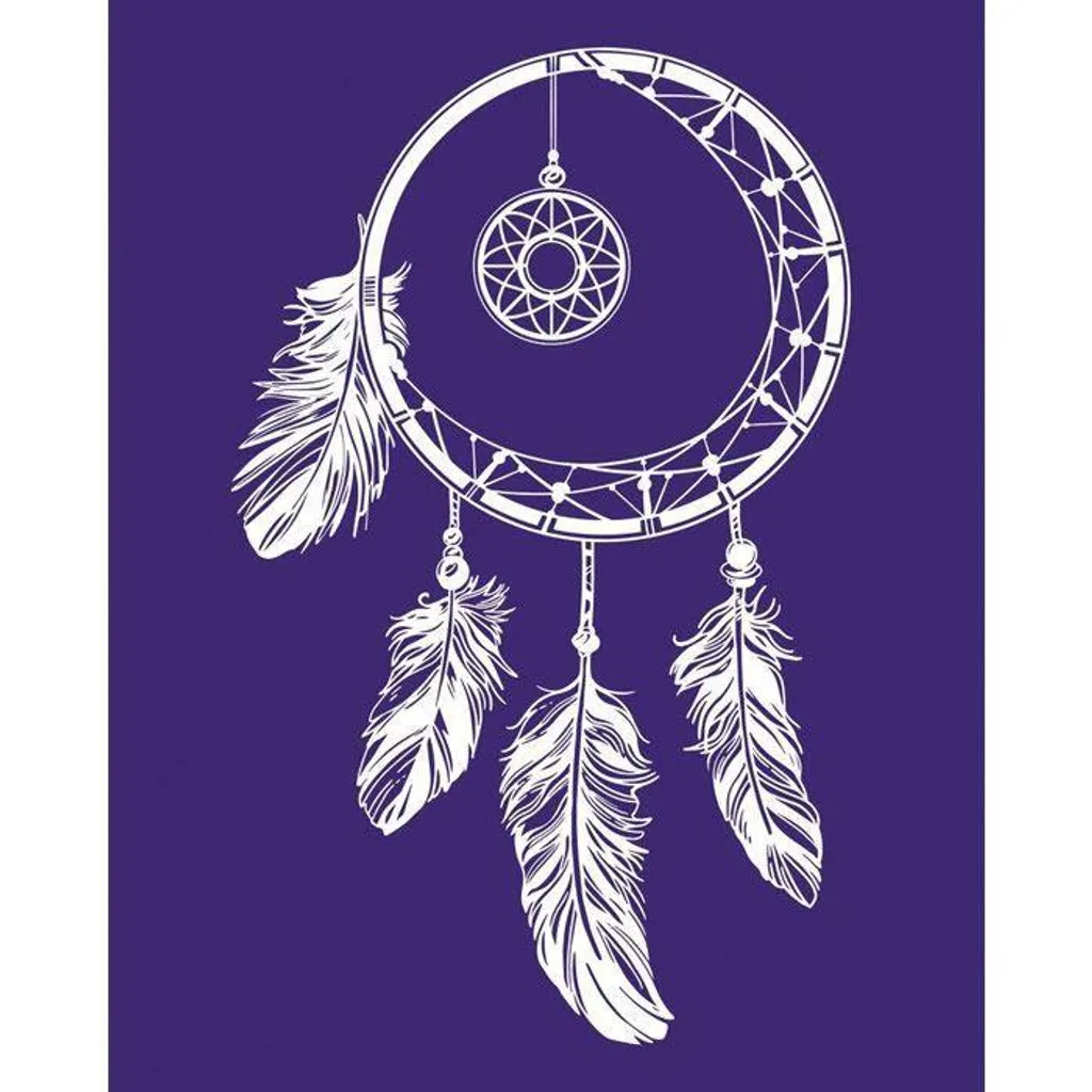 Kit Stencil A5 Dreamcatcher + Spatola Gratis - Fai da Te Professionale