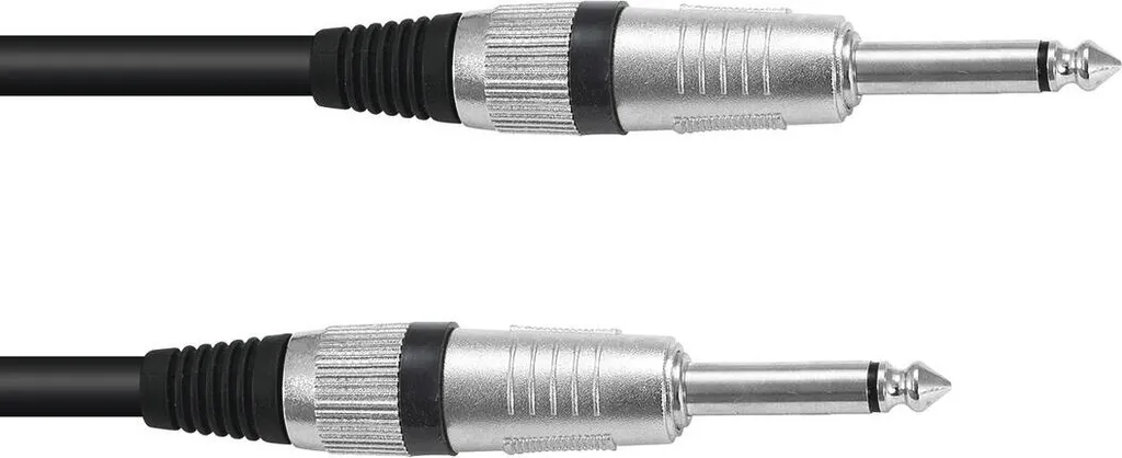 OMNITRONIC Cavo jack 6.3 mono 1,5 m sw ROAD