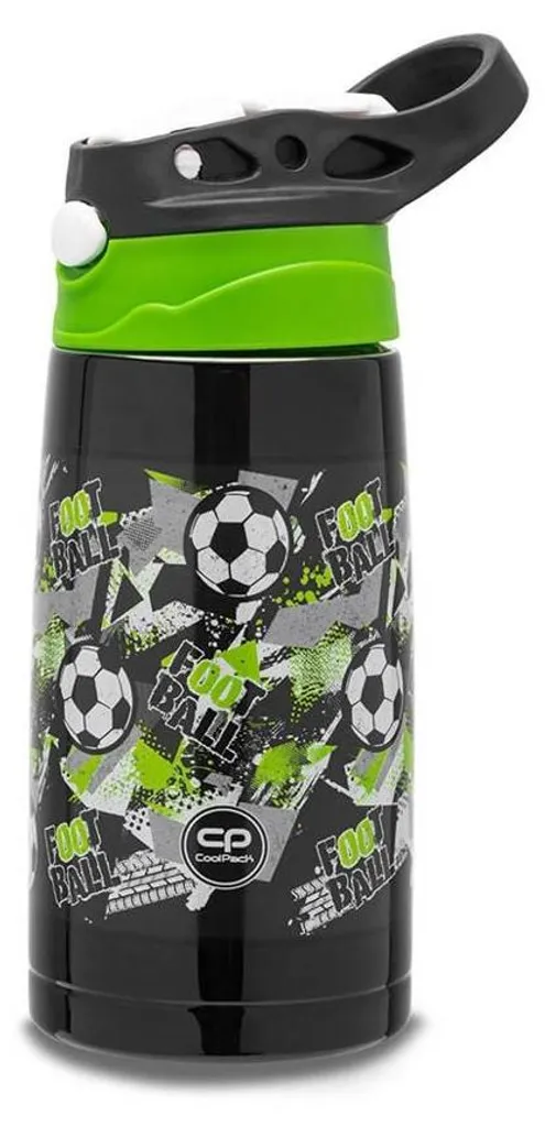 Borraccia thermos CoolPack | Bono - 350 ml - Let's Gol - Senza BPA - Isolata fino a 12 ore - Pratica per la scuola e i viaggi