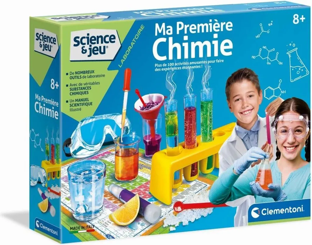 Clementoni Mon Premier Laboratoire de Chimie Jeu Scientifique Enfant FR