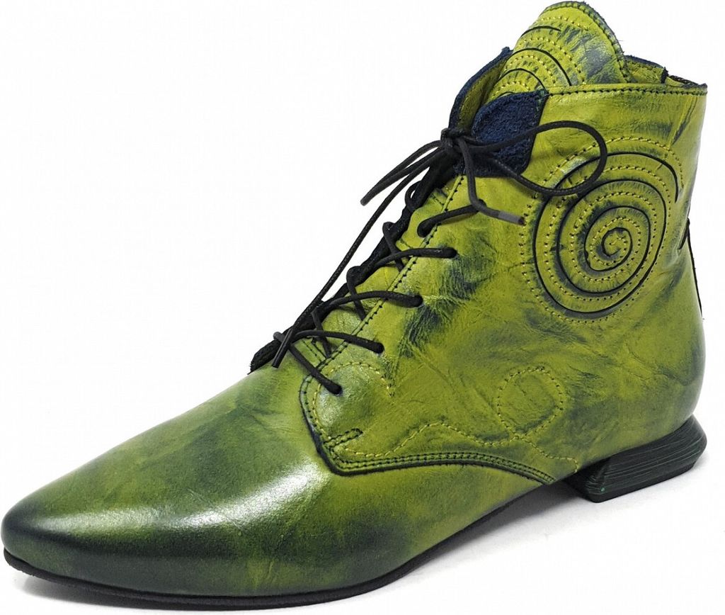 Simen Damen Stiefel in Grün, Größe 38 Produktbild 