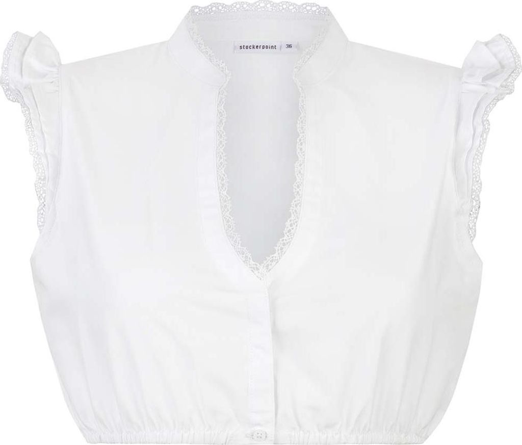 Stockerpoint Dirndlbluse Fleur mit V-Ausschnitt und kurzen Produktbild 