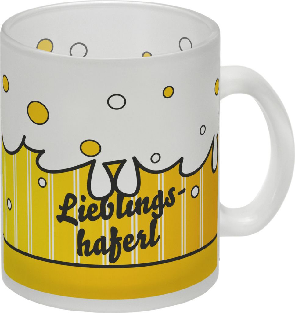 Lieblingshaferl Bier Glas Tasse bayrisch