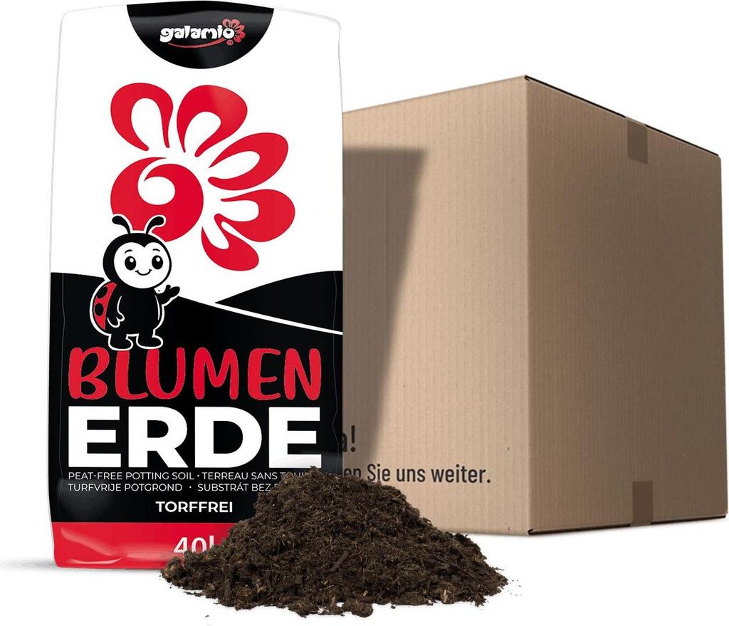Galamio Blumenerde torffrei 40l Produktbild 