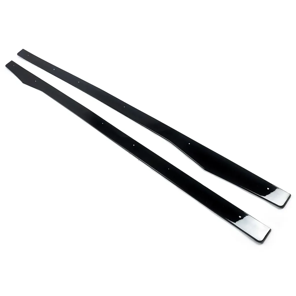 Extensions bas de caisse ABS noir mat style AMG pour Mercedes W205 14-21