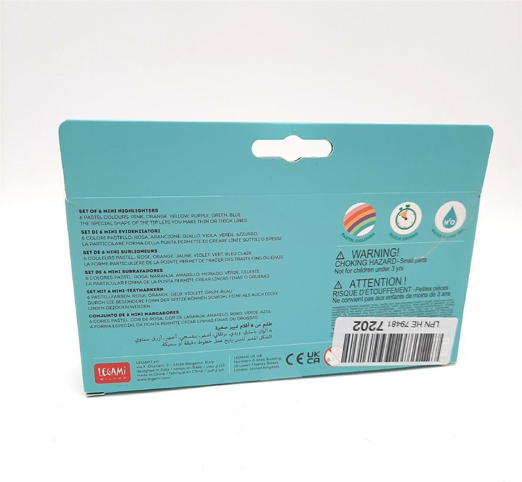 LEGAMI HC0001 Textmarker im 6er-Set - Carrate Team Produktbild 8
