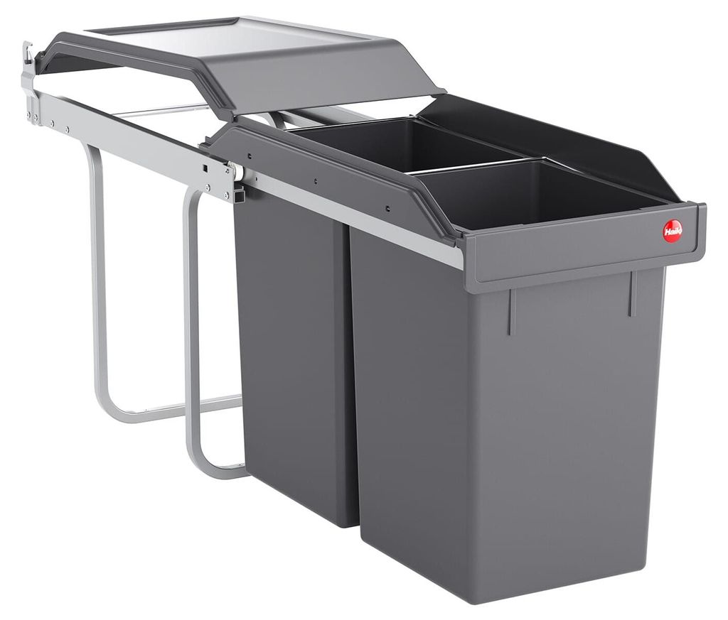 Collecteur de déchets Hailo 3650101 TA Swing A Tandem 2x 15 Image du produit 