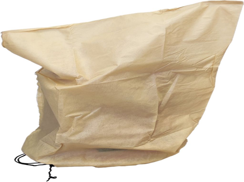Effektiver Winterschutz für Pflanzen: Vlieshaube groß, atmungsaktiv, beige 1 Stück