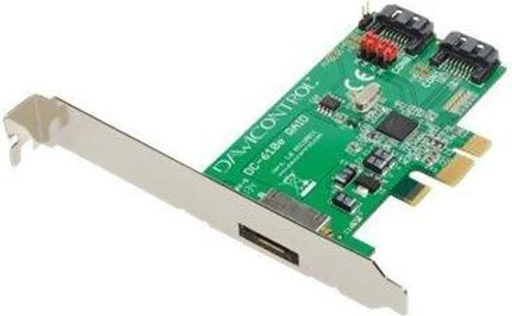 Dawicontrol DC-610e RAID Contrôleur PCI Express 2 Canaux SATA3 6G