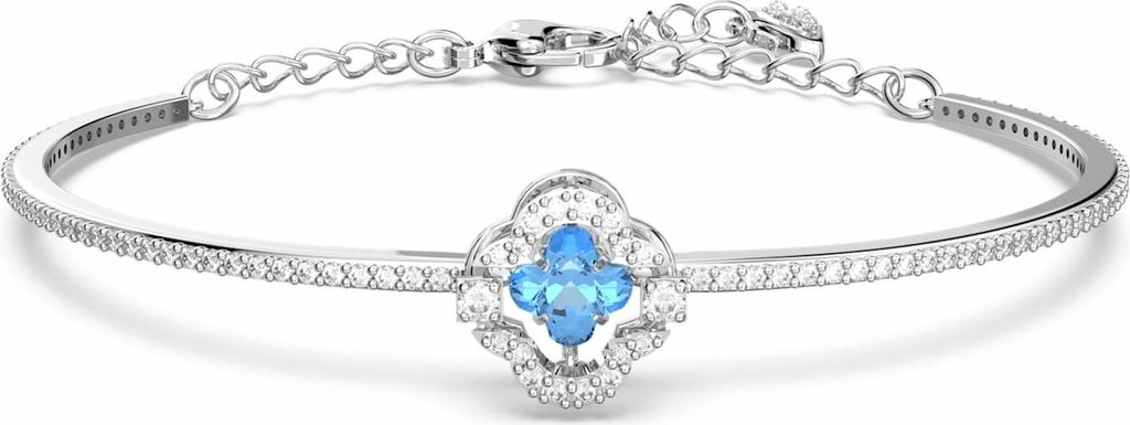 Swarovski Armband "Sparkling Dance" blau, Rhodiniert, Produktbild 
