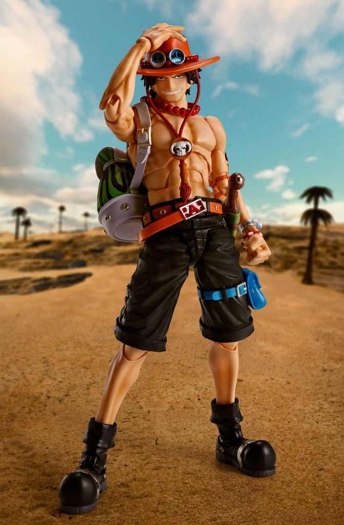 One Piece S.H. Figuarts Actionfigur Portgas D Ace -Fire Immagine del prodotto 