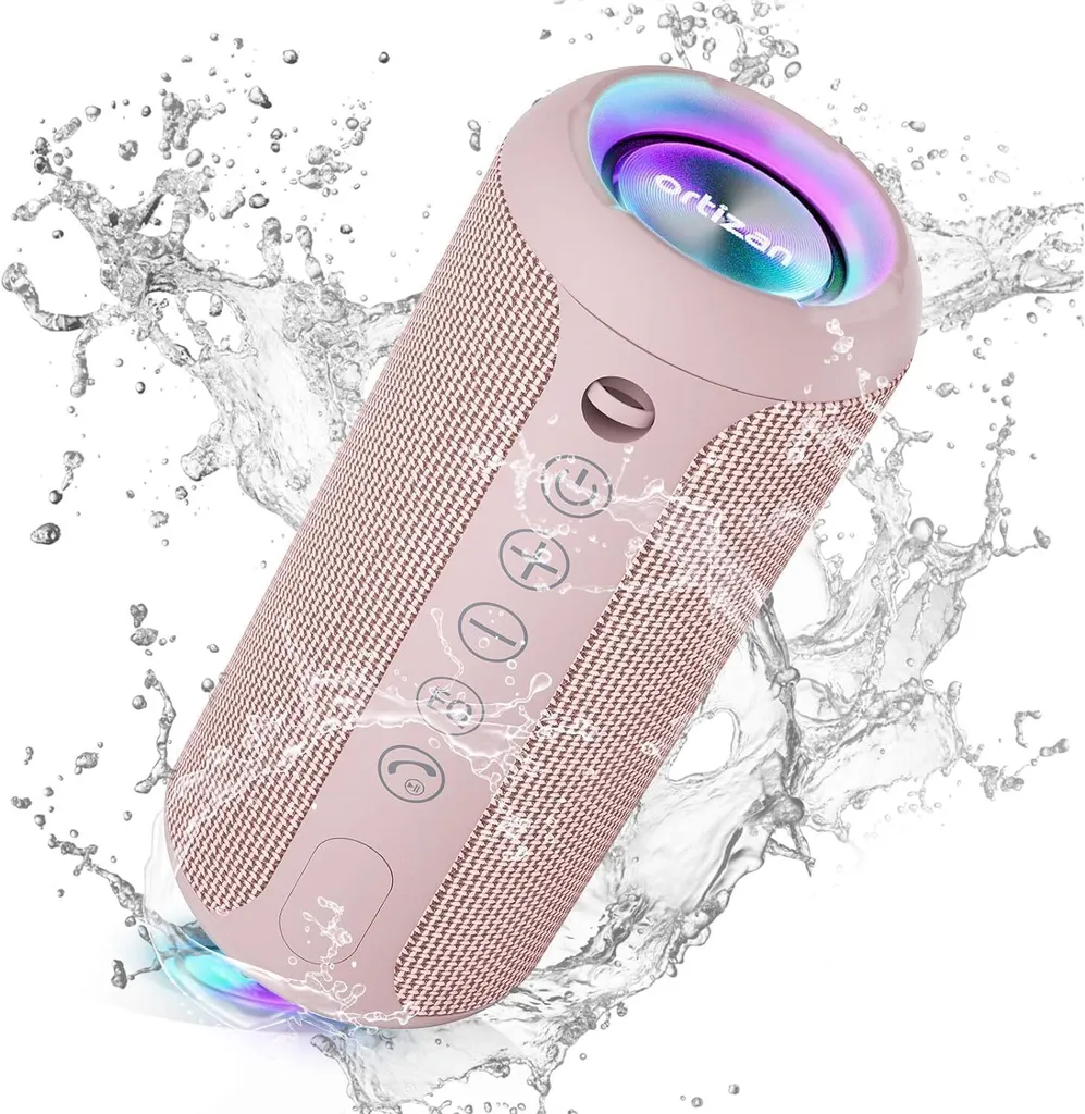 Speaker Bluetooth Portatile IPX7 con LED e Suono 360 Gradi - Recensione