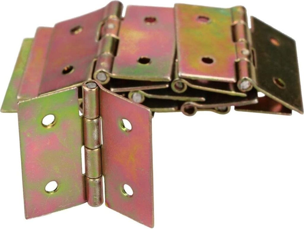 KOTARBAU Möbelscharniere 35 x 35 mm 50 St. Gerollte Scharniere Tischband Alle Größen Türband Möbelband Verzinkt Türscharniere Scharnier Kis...