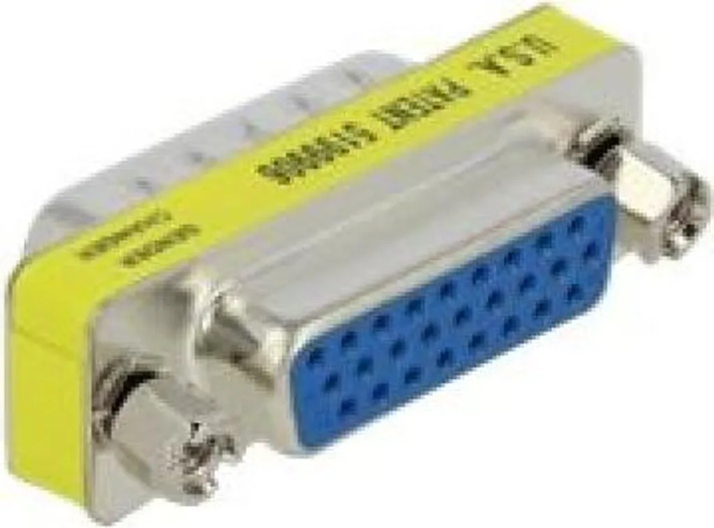 Connecteur D-Sub 26 HD mâle femelle Delock avec contacts plaqués or