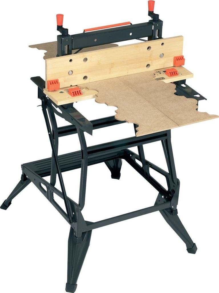 Black & Decker Workmate 610x250mm, 136mm,Vertikalzwinge Immagine del prodotto 