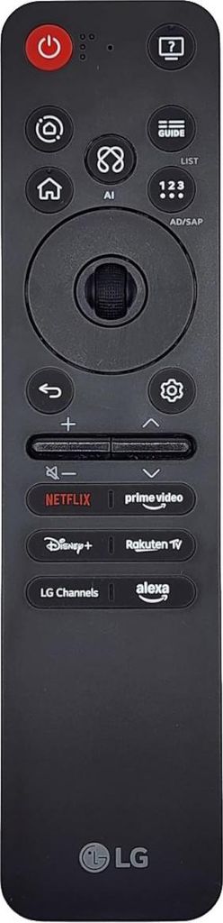 LG Fernbedienung MR25GA, AKB76046603, AI Magic Alexa Voice Remote, OLED NANO QNED UA original