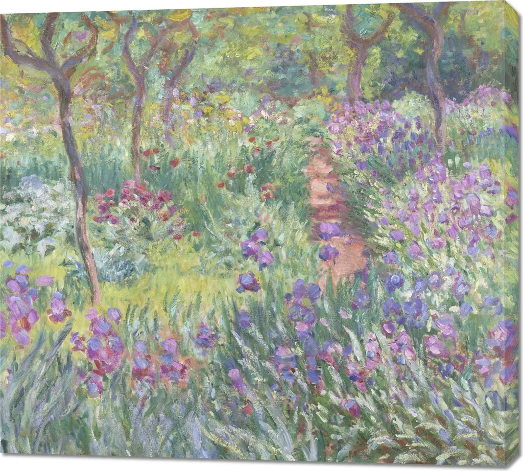 Offerta Quadro Monet 100x90 Giverny Tela Canvas Vintage Arredo