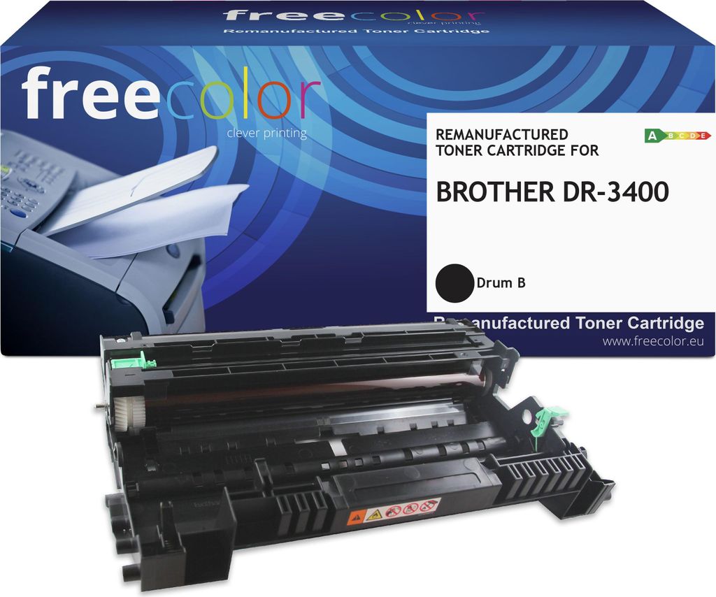 Freecolor Toner Brother DR3400 50000 Seiten Drum-Kit remanufactured