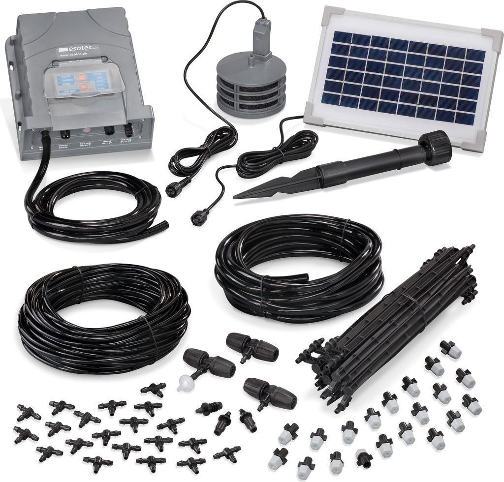 esotec Solar Bewässerungssystem WaterSpray Garten Bewässerung 101122