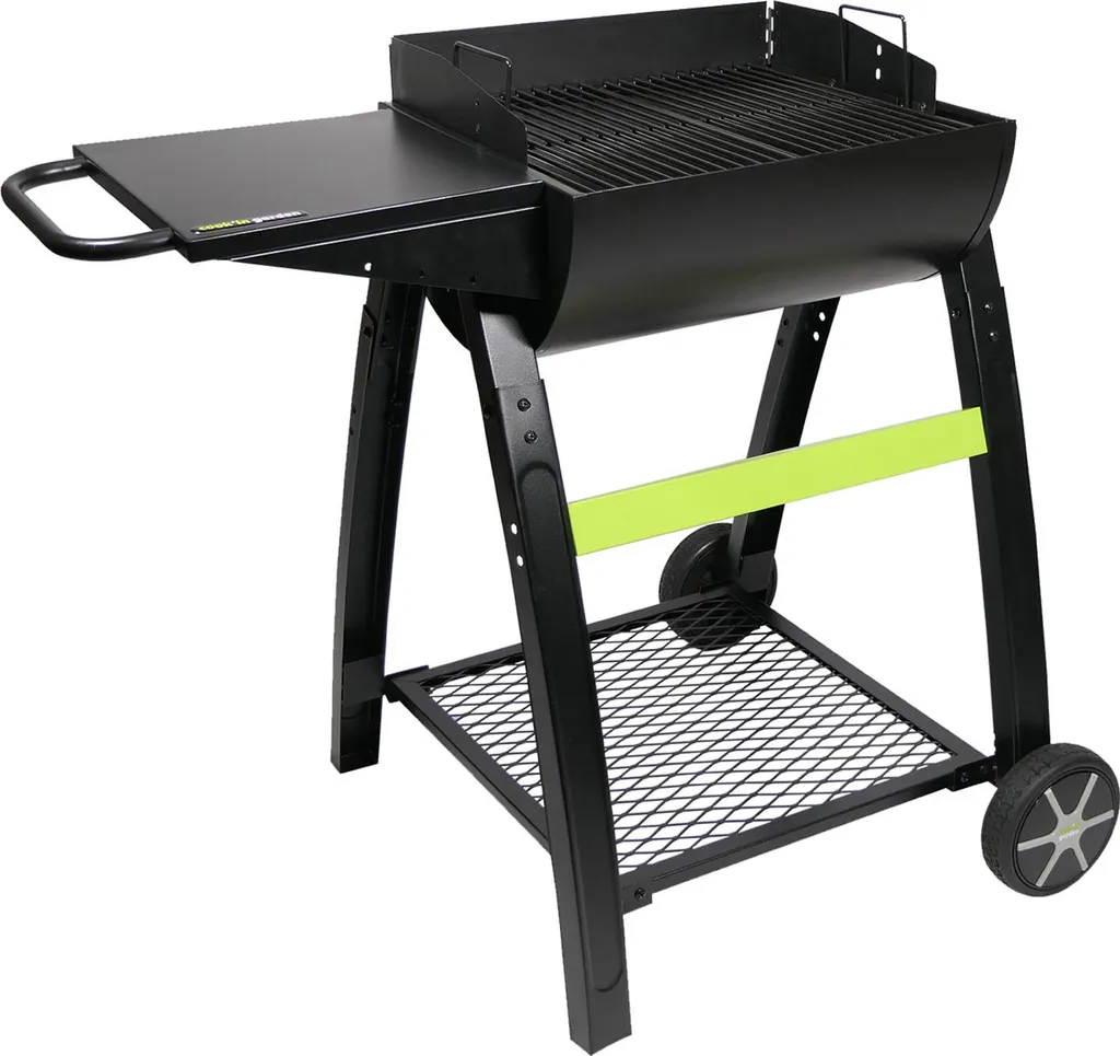Barbecue rond sur chariot TONINO 50 pour grillades de jardin en famille