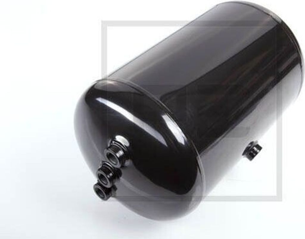 PETERS ENNEPETAL Luftbehälter Druckluftanlage 016.377-00A passend für MERCEDES-BENZ ACTROS 276mm 494,5mm 25L Stahl 8,1kg
