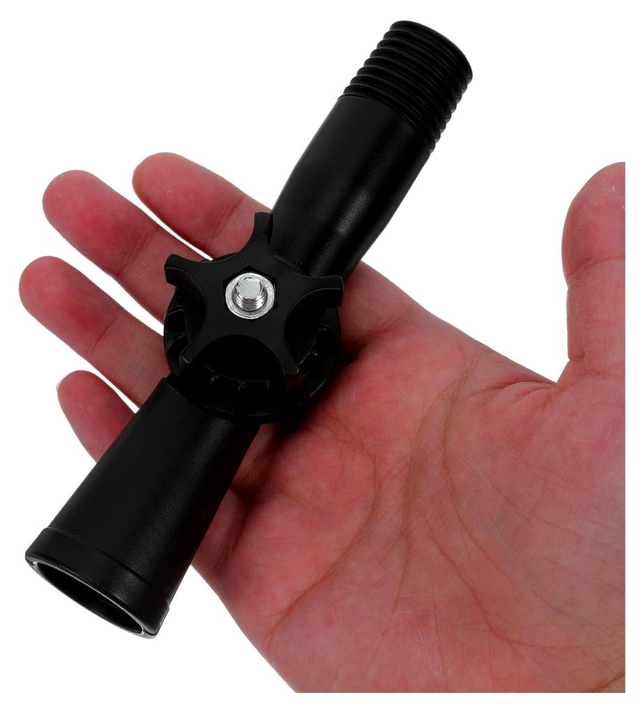 Drehbares Winkelstück 2 Stück mit Gewinde für Verlängerungsstangen, kompatibel mit Farbrollerstangen und Wischmop-Zubehör, geeignet für Reini...