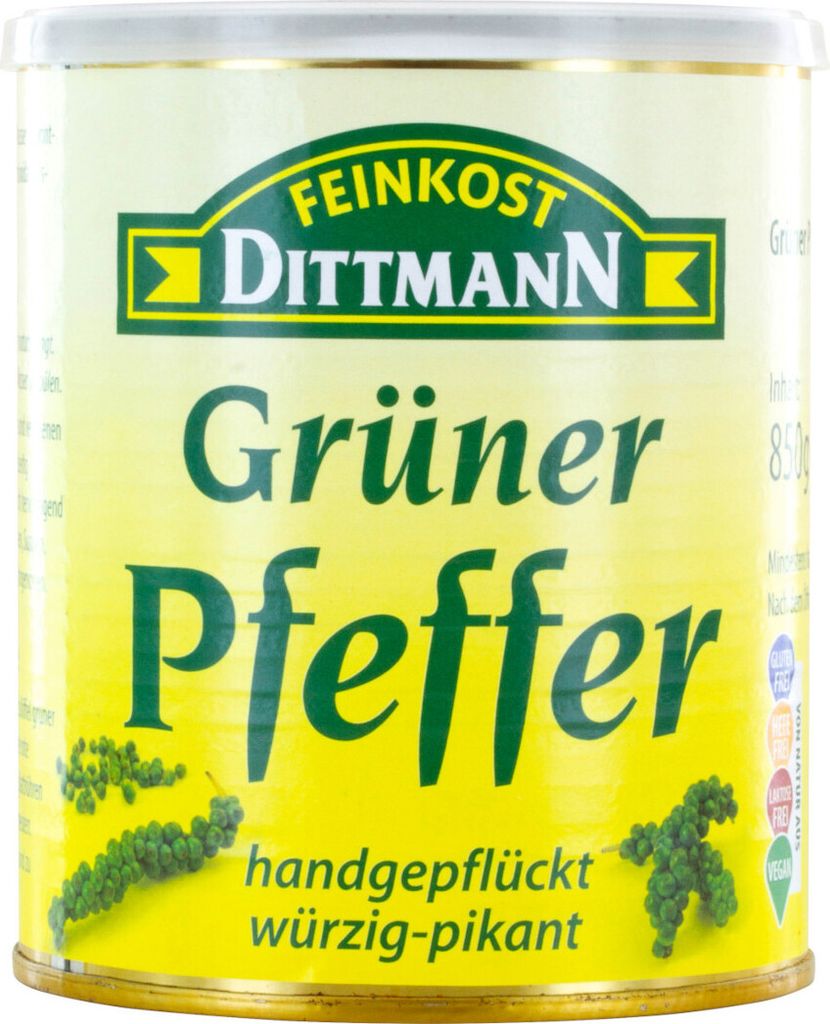 Feinkost Dittmann poivre vert en saumure épicé ATG 500g Image du produit 