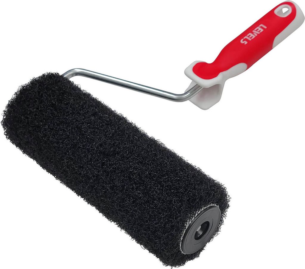 LEVEL5 Trockenbau-Spachtelwalze 9"/ 23cm Spachtelrolle mit Komposit Griff 4-905