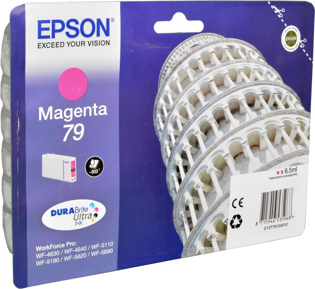 Epson Tower of Pisa Tintenpatrone 79 Magenta, Produktbild 