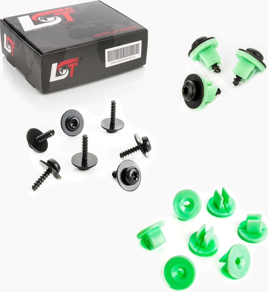 10x Muttern Schrauben Set Radschale für FORD COUGAR FIESTA KA P100 PUMA SCORPIO